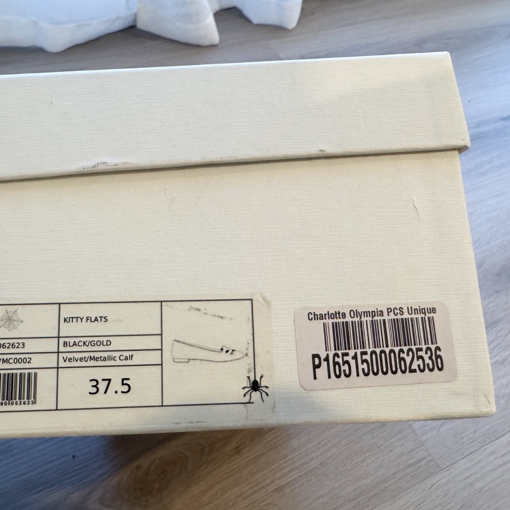 Brand New Charlotte Olympia Kitty Flats - Picture 6 of 6